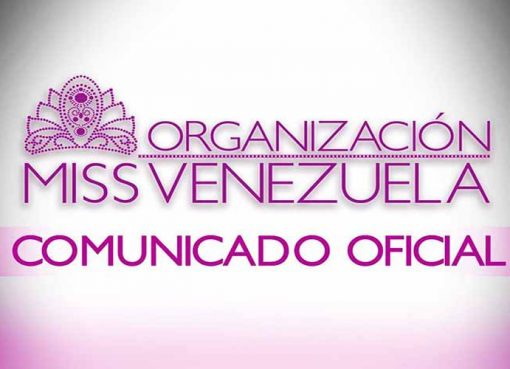 Miss Venezuela Comunicado Oficial